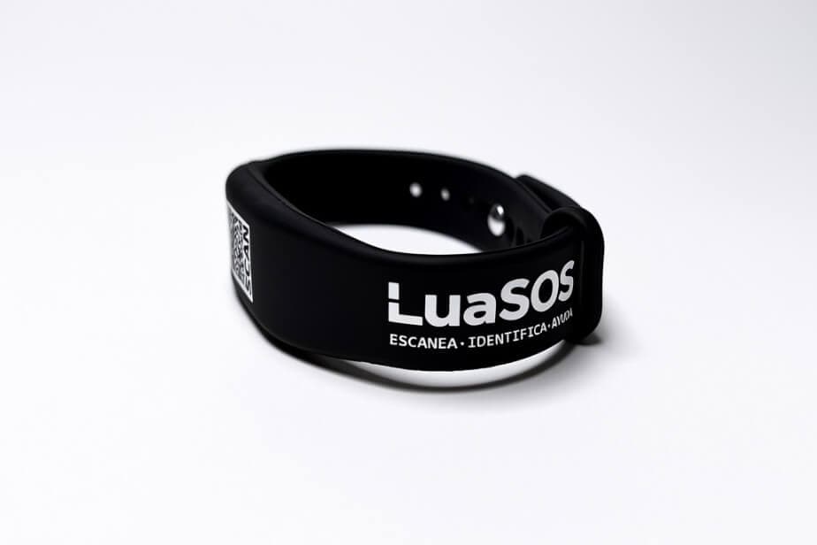 Brazalete de emergencia LuaSOS con QR y NFC — foto 3